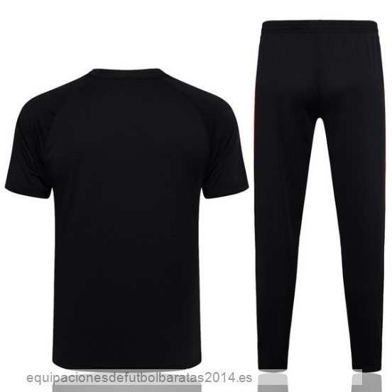 Nuevo Entrenamiento Conjunto Completo AC Milan 23/24 Rojo Negro Baratas